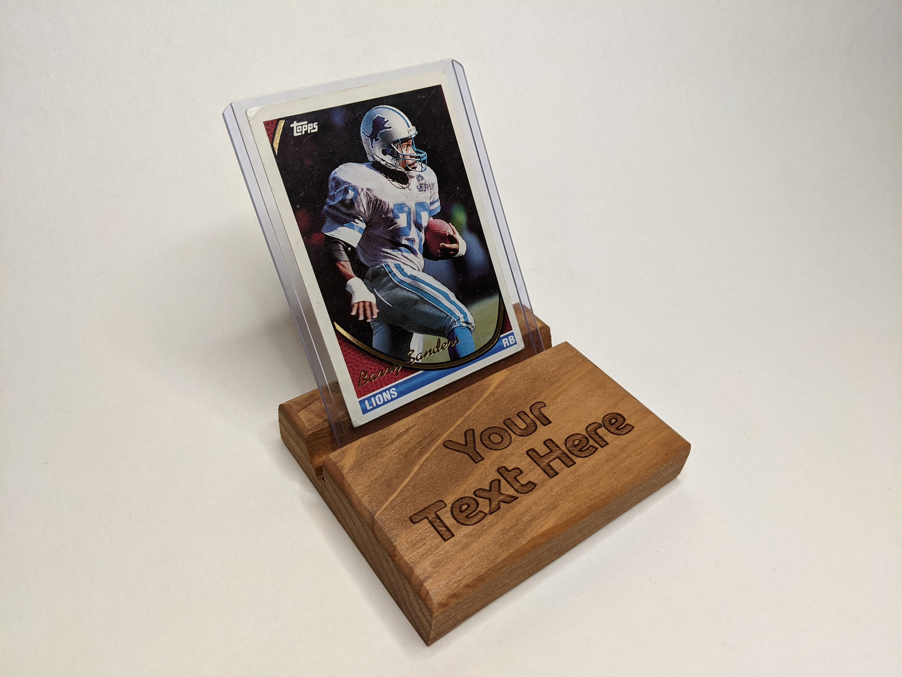 Custom Cedar Baseball/Trading Card Stands Display Holder Etsy