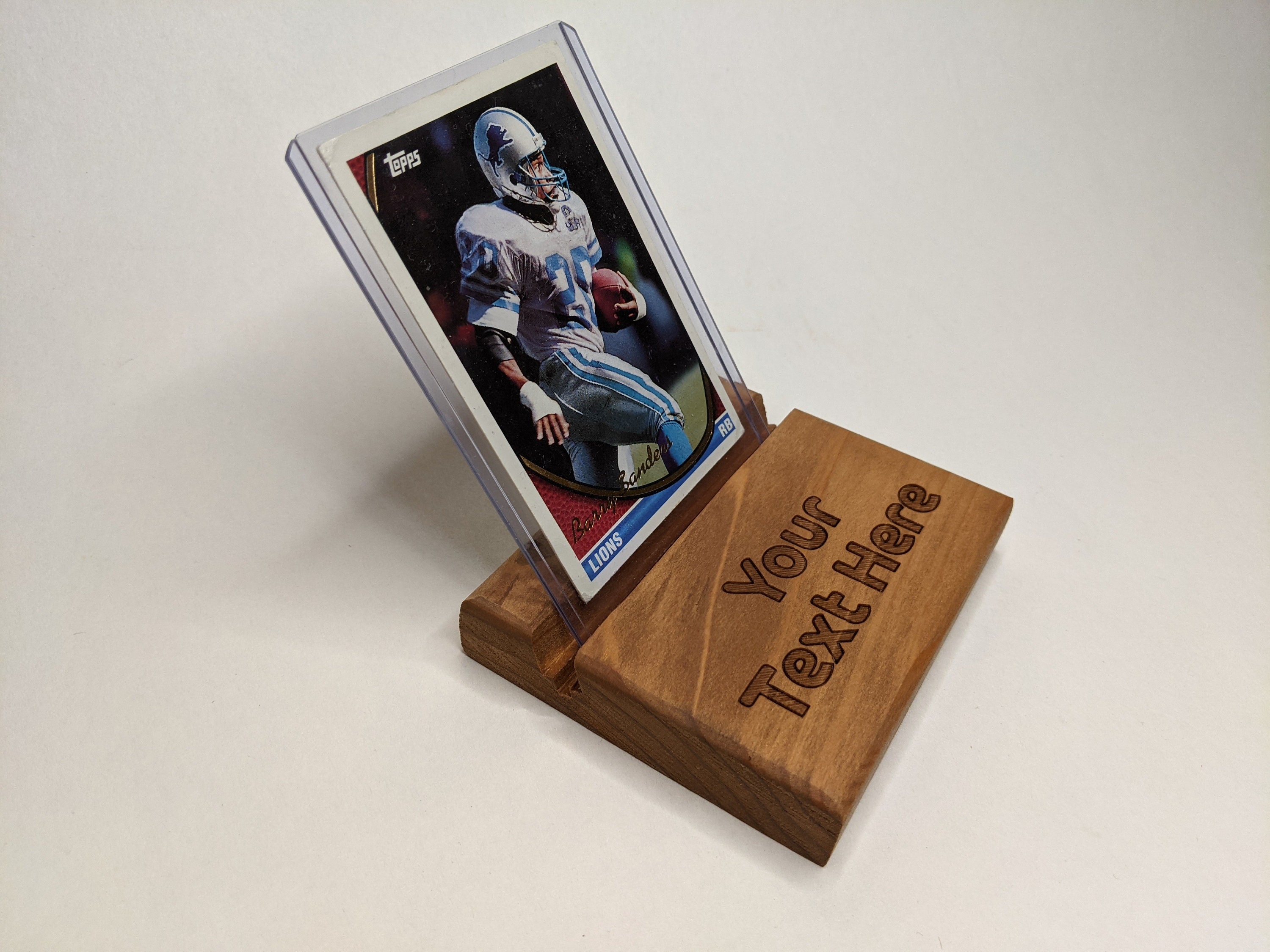 Custom Cedar Baseball/Trading Card Stands Display Holder Etsy