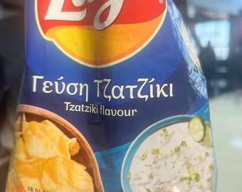 x2 Lays Potato Chips Snacks met tzatziki-smaak