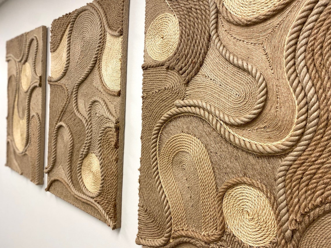 Fiber Art Wall Hanging, Contemporary Art for Modern Home Statement ...