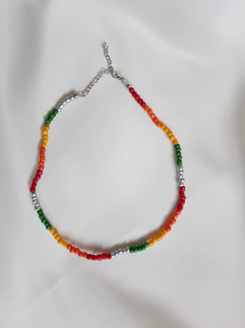 Seed Bead NecklaceColourful Seed Bead NecklaceGift For HerValentine/'s DayGift For Mom