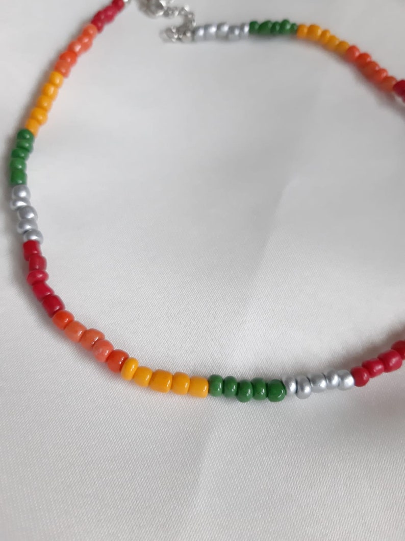 Seed Bead NecklaceColourful Seed Bead NecklaceGift For HerValentine/'s DayGift For Mom