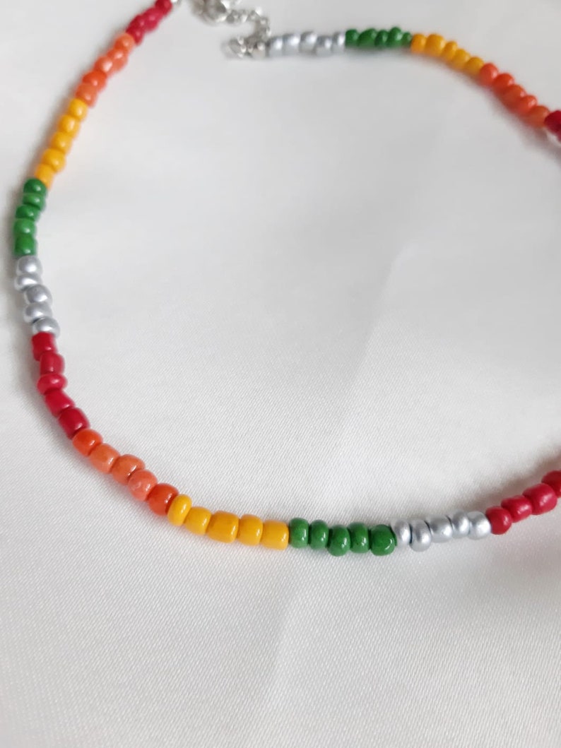 Seed Bead NecklaceColourful Seed Bead NecklaceGift For HerValentine/'s DayGift For Mom