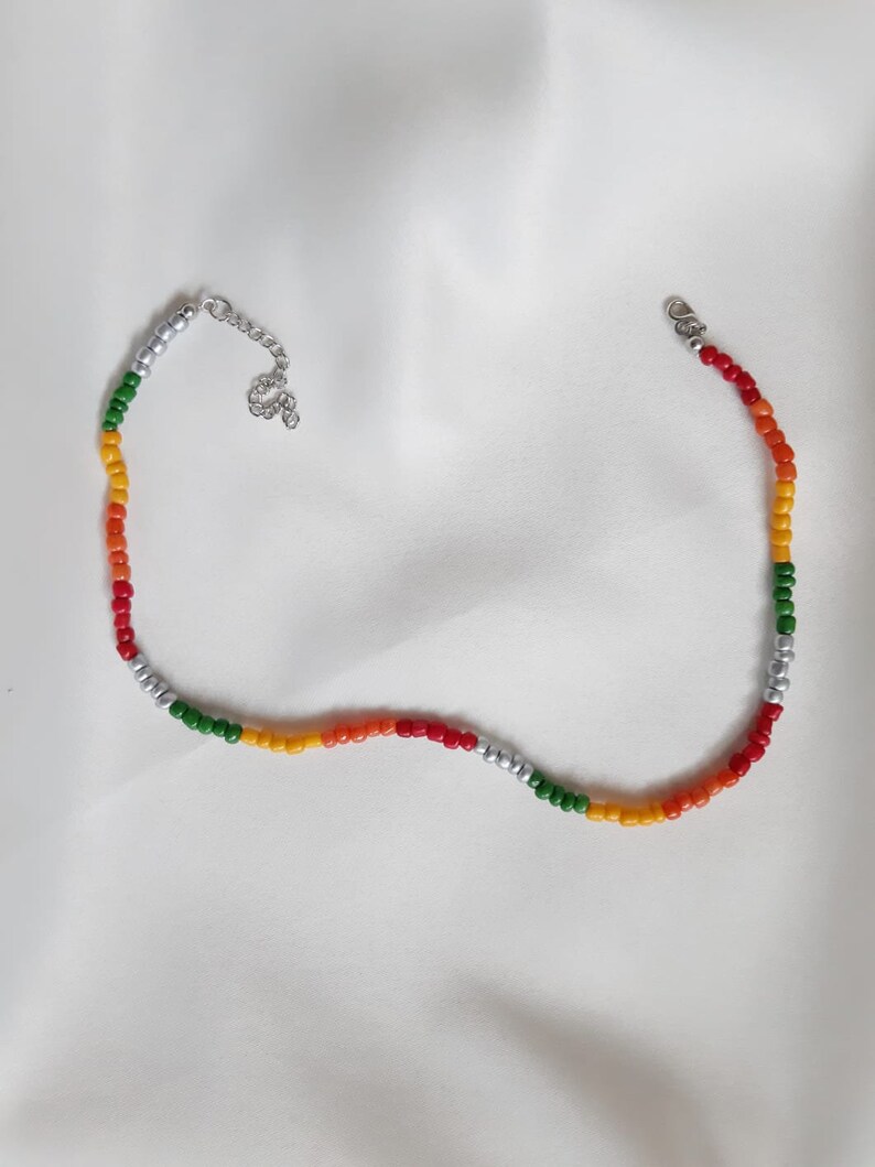 Seed Bead NecklaceColourful Seed Bead NecklaceGift For HerValentine/'s DayGift For Mom