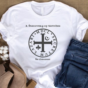 A Discovery of Witches shirt, Matthew Clairmont, Matthew de Clermont seal, emblem, family crest, Diana Bishop, Shirt, Gift for her, Magic