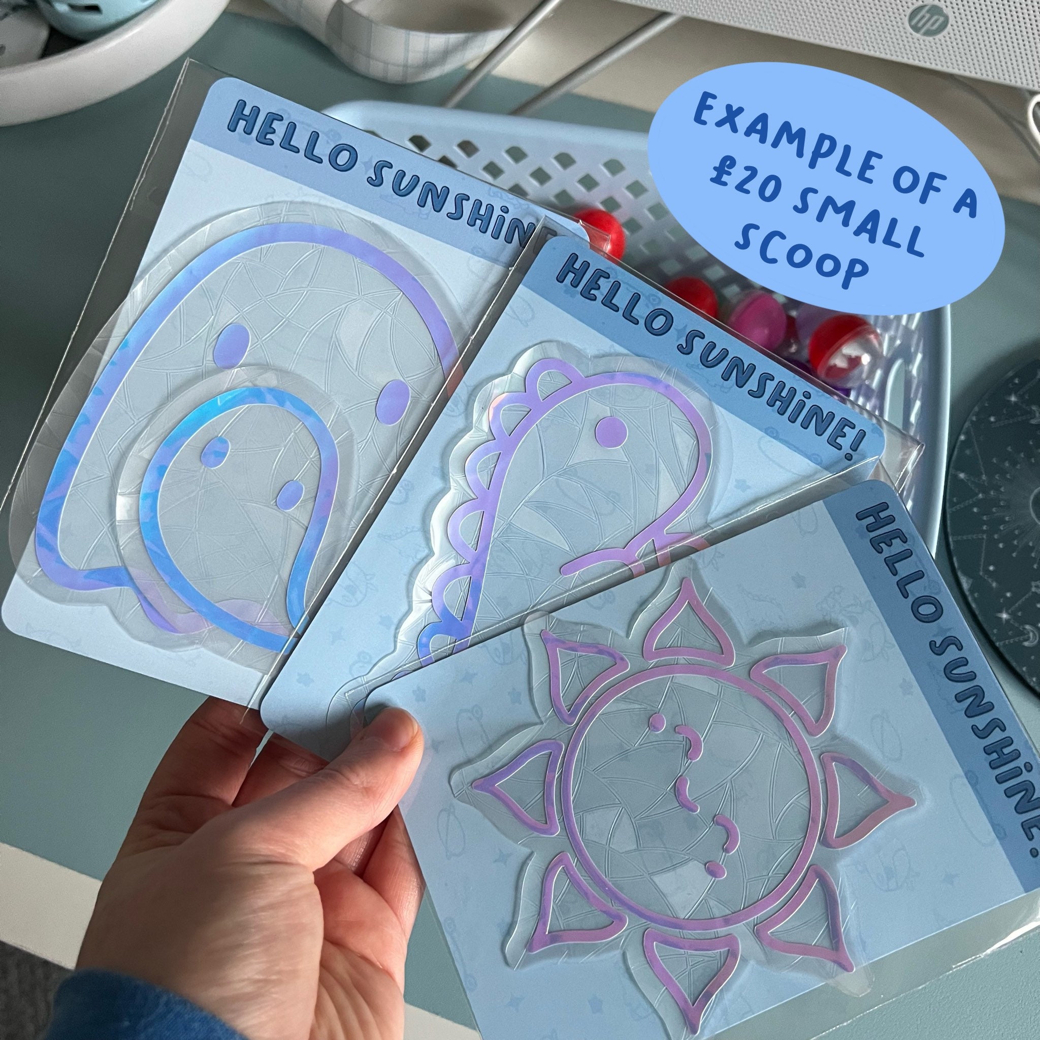 Surprise Suncatcher Sticker Scoops Suncatcher Stickers Etsy