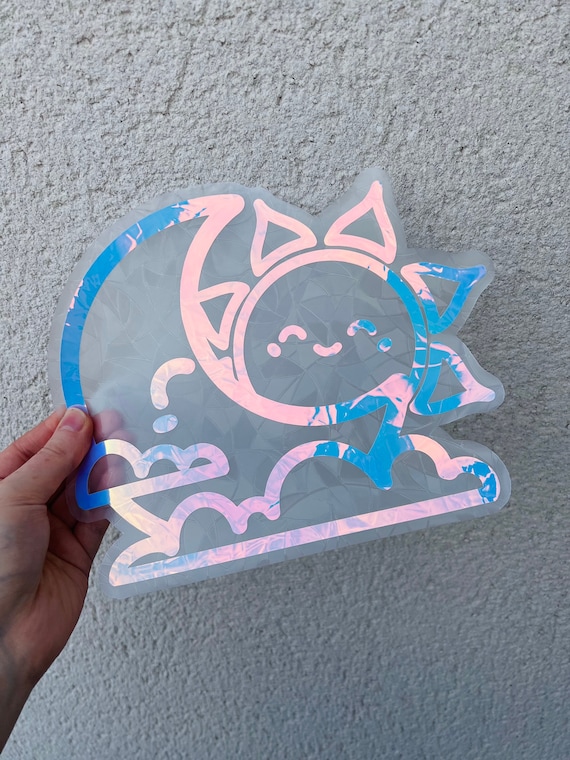 Giant Celestial Suncatcher Sticker: Rainbow Maker Window Decal