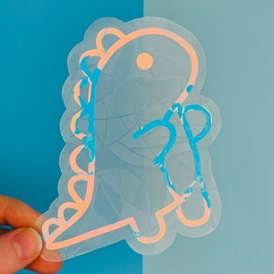 Dora the Dinosaur Suncatcher Sticker: Rainbow Maker Window Decal