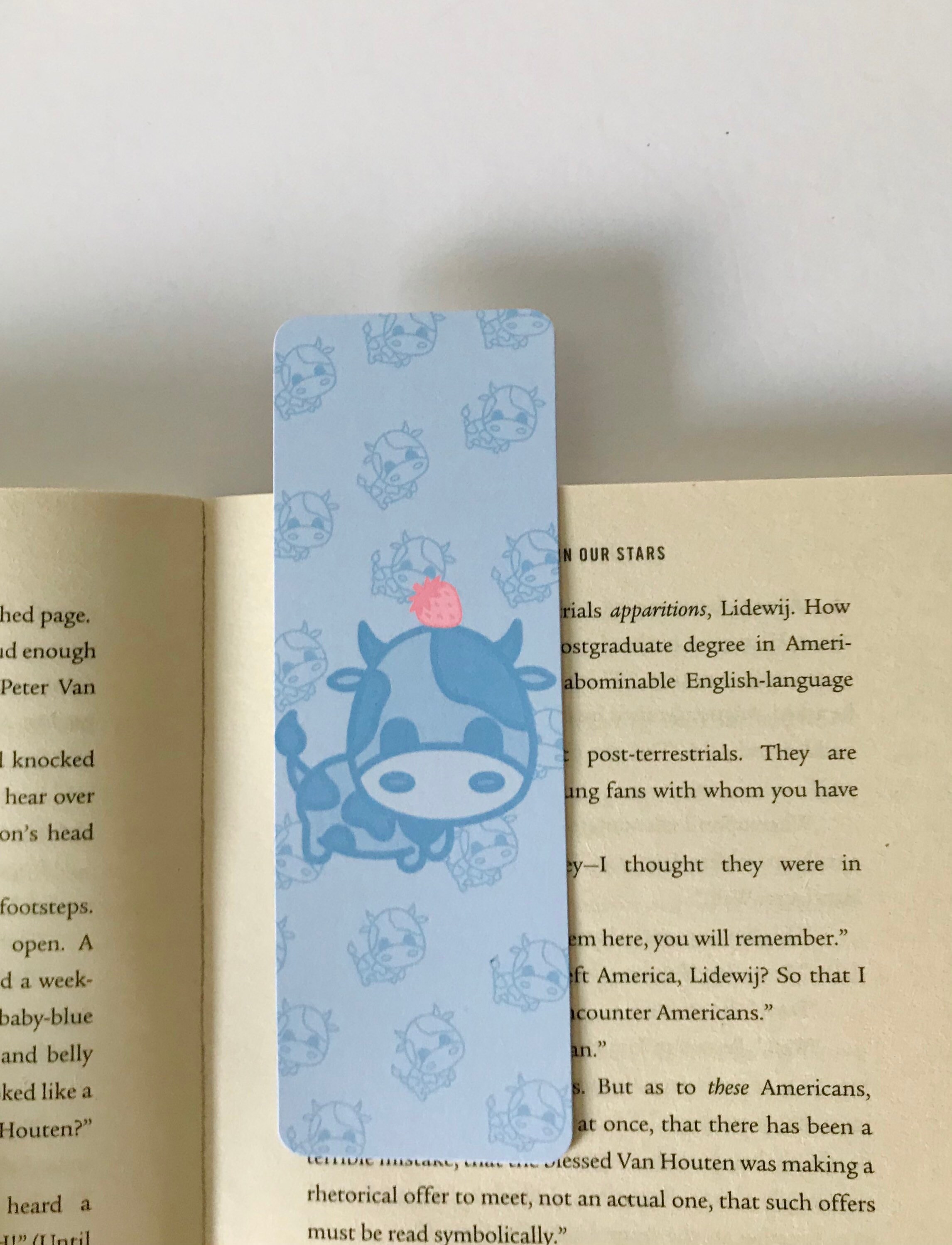 Cow Bookmarks Bookmark Gift Pastel Bookmarks Books Etsy UK