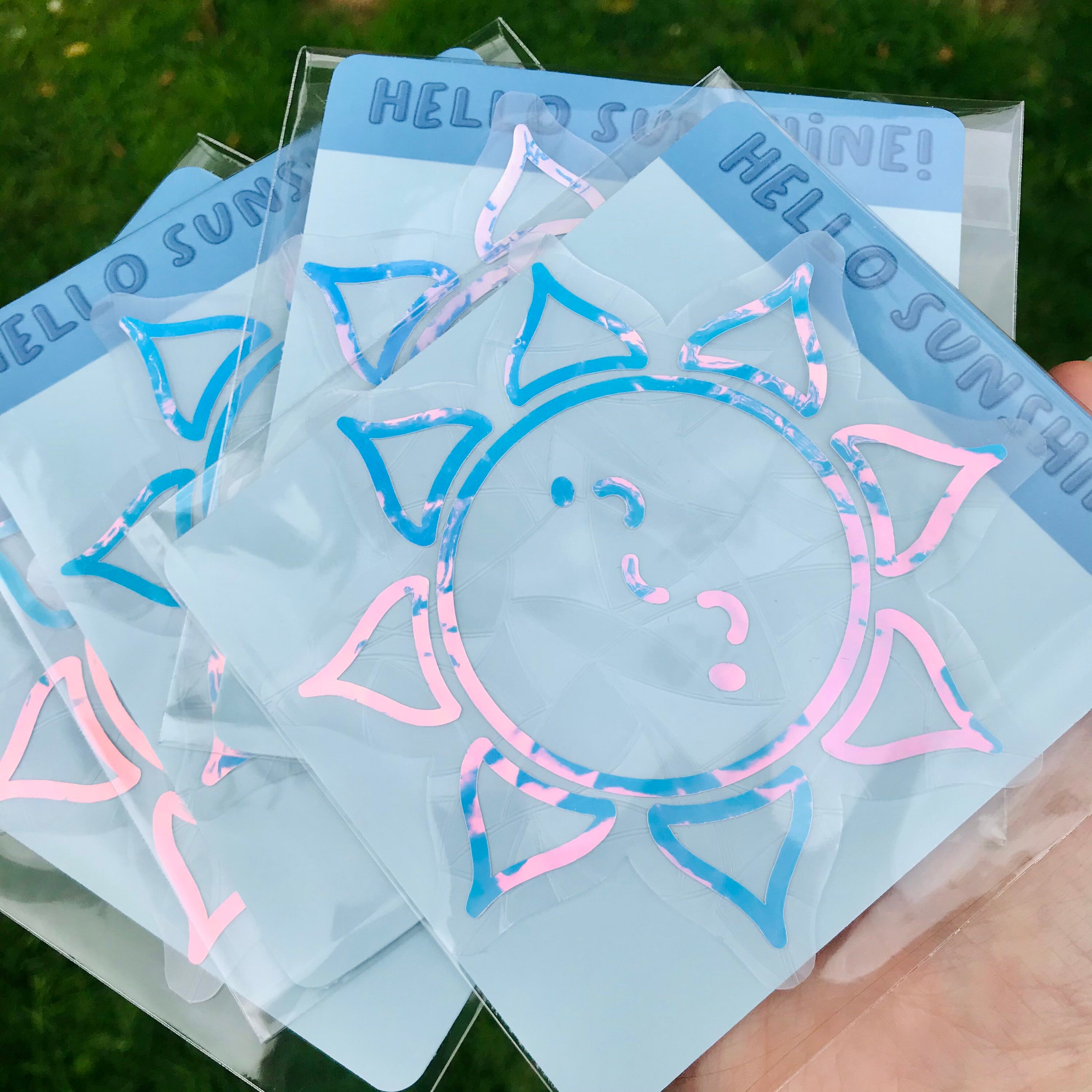 Happy Sun Suncatchers Window Sticker Window Art Sun Catcher Etsy