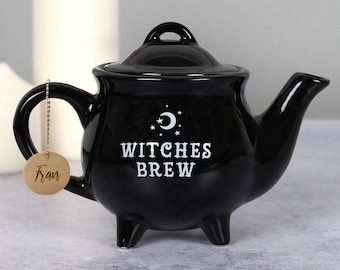 Witches Brew Teapot | Halloween Gift | Witch Items
