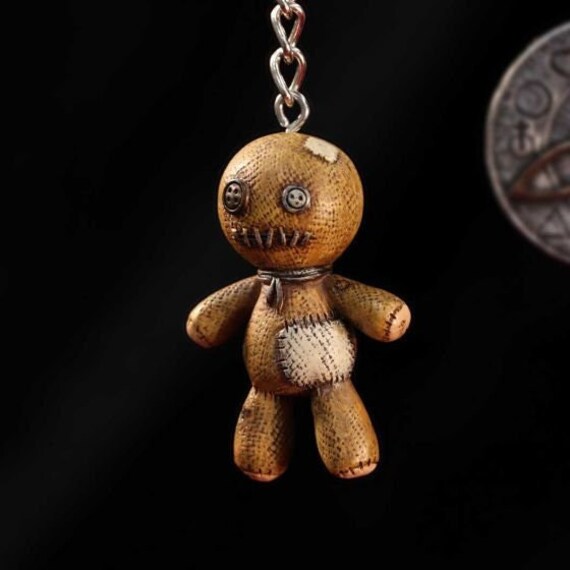 Voodoo doll keychain