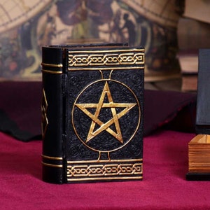 Pentagram Book Box with Personalised Scroll
