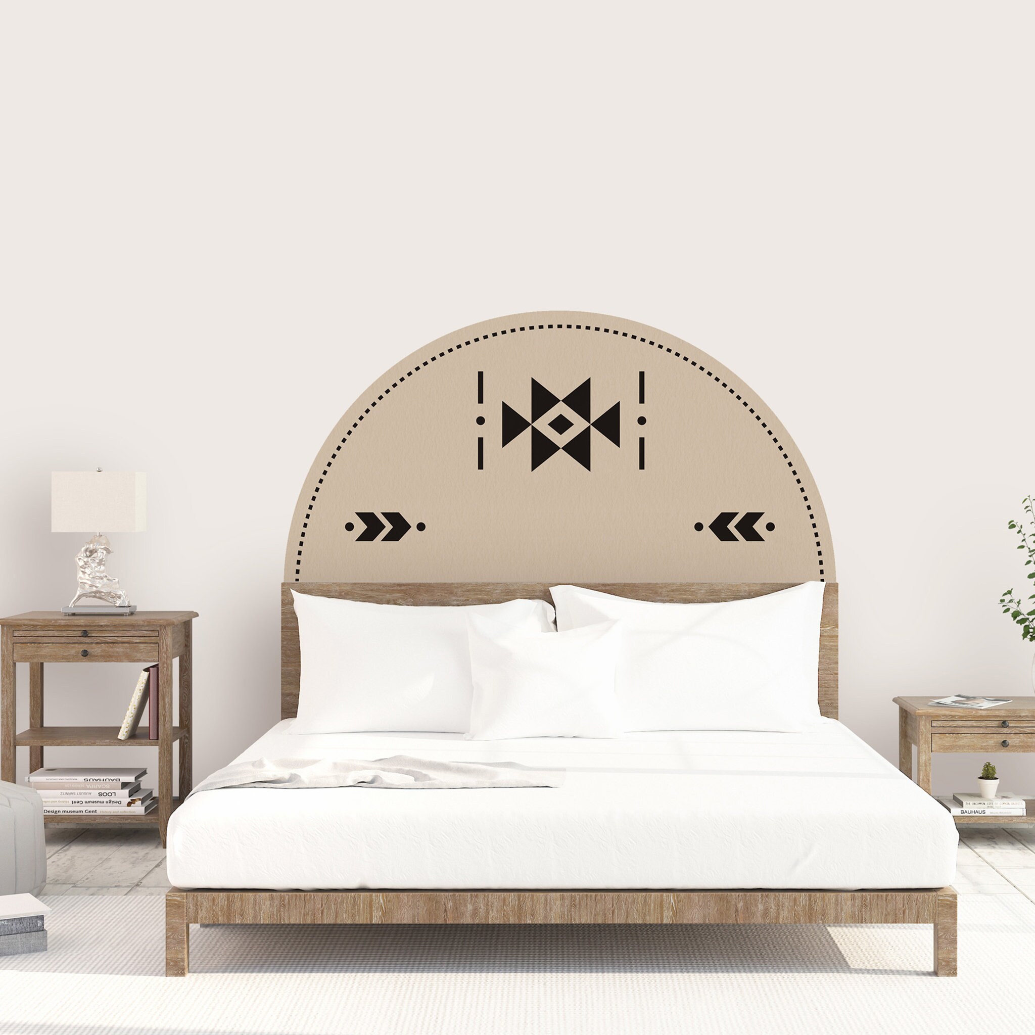 The Aztec Removable Reusable Wallpaper Headboard Etsy