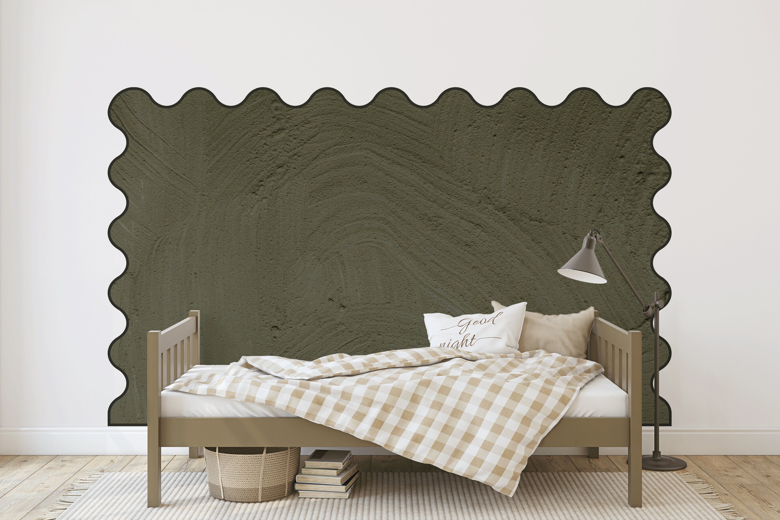 Wavy Render Moss Removable Reusable Decal Headboard - Etsy