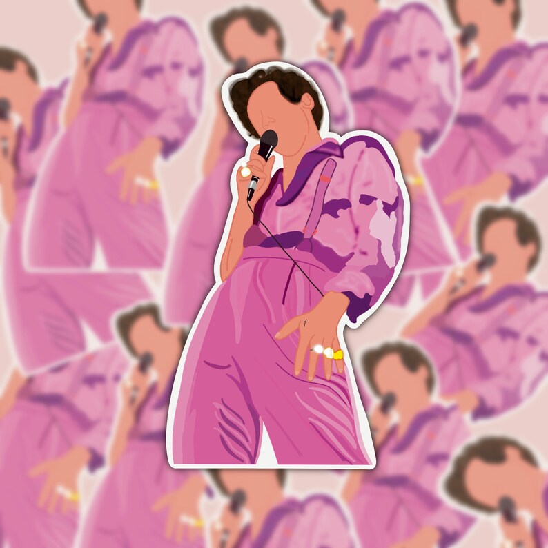 Harry Styles Stickers Harry Performance Harry Styles Decal Etsy