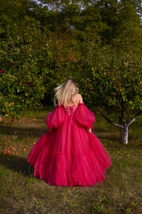 fitted lace wedding dress Ashley Lauren 4500 Size 8, 12, 16 Fuchsia/Red Short Cocktail Dress Peak Point V Neck Formal Beaded Sequin Gown, 8 / Fuchsia/Red main image 0