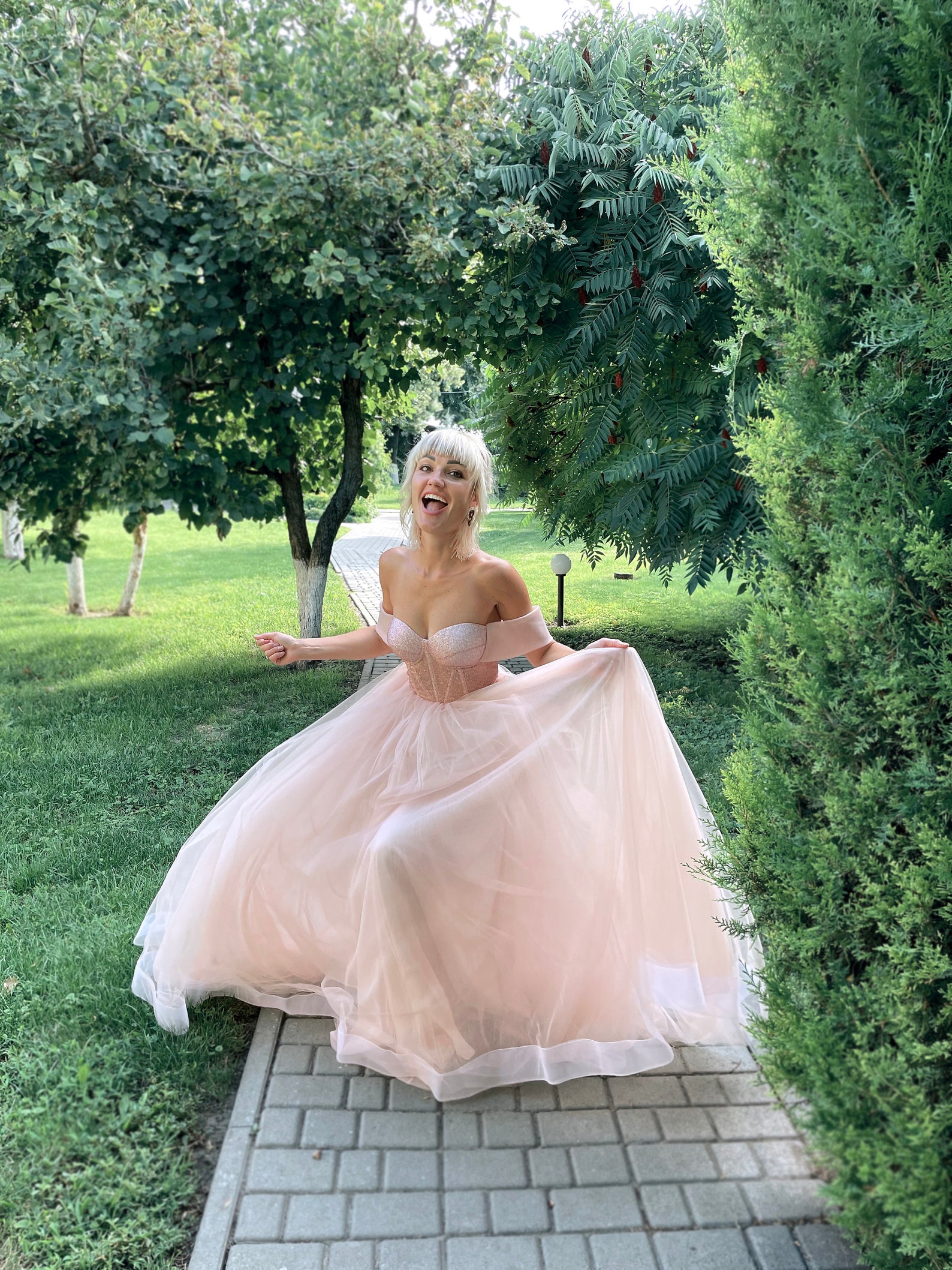 SOFT POWDER DRESS main image 1