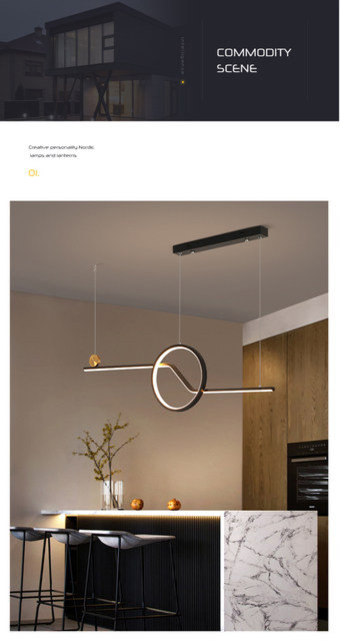 Moderne LED-Anhänger Licht dimmbare Decke montiert | Etsy