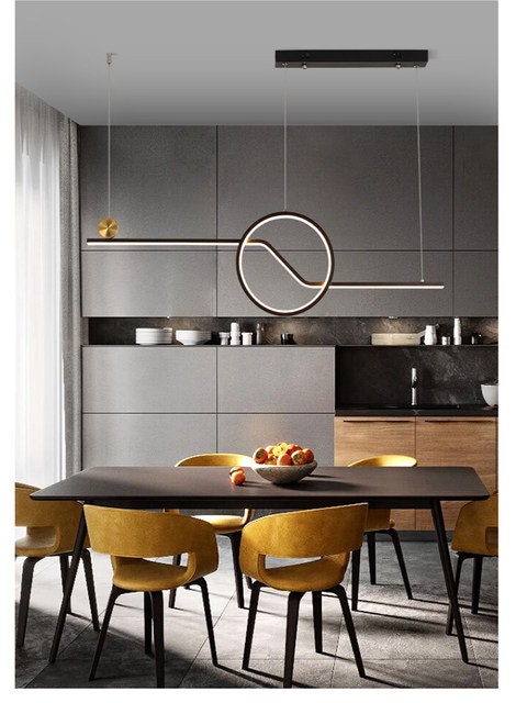 Moderne LED-Anhänger Licht dimmbare Decke montiert | Etsy