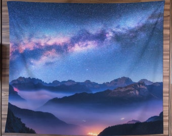 Milky Way Valley - Wall Tapestry