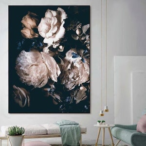 Tranquil Roses - Wrapped Canvas Art