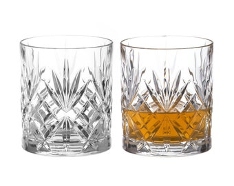 Chatsworth Lead Free Crystal Whisky Tumblers - Set of 2