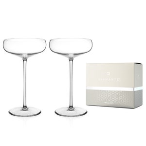 Elegance Champagne Saucers - Set of 2