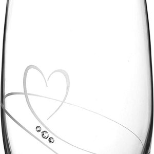 DIAMANTE Vase baril Swarovski Romance Vase en cristal taillé à la main avec cristaux Swarovski 25 cm image 2