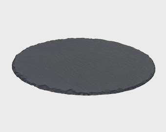 Round Slate Serving Platter - 33cm