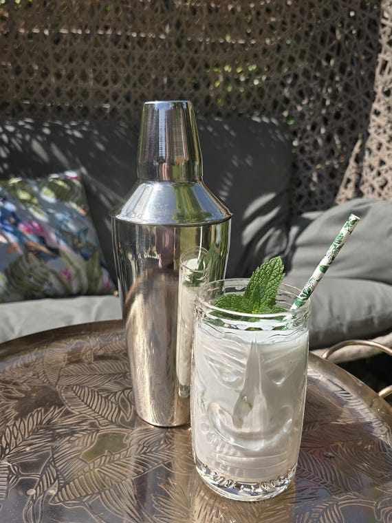 DIAMANTE クリア ティキ グラス - 2 個セット - エキゾチック