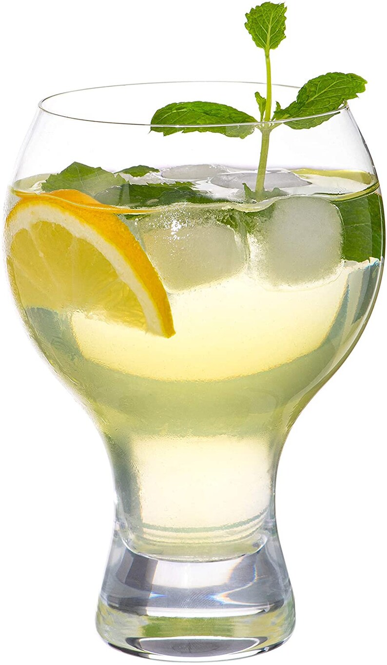 DIAMANTE Crystal Craft Gin & Tonic, Pimms Or Cocktail Glass - ‘Auris’ Collection Undecorated Crystal – Set of 2 image 4