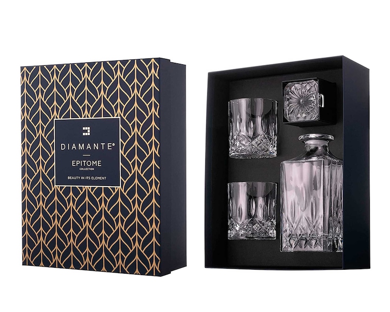 Dorchester Whisky Decanter Set 1 Crystal Decanter With 2 Etsy UK