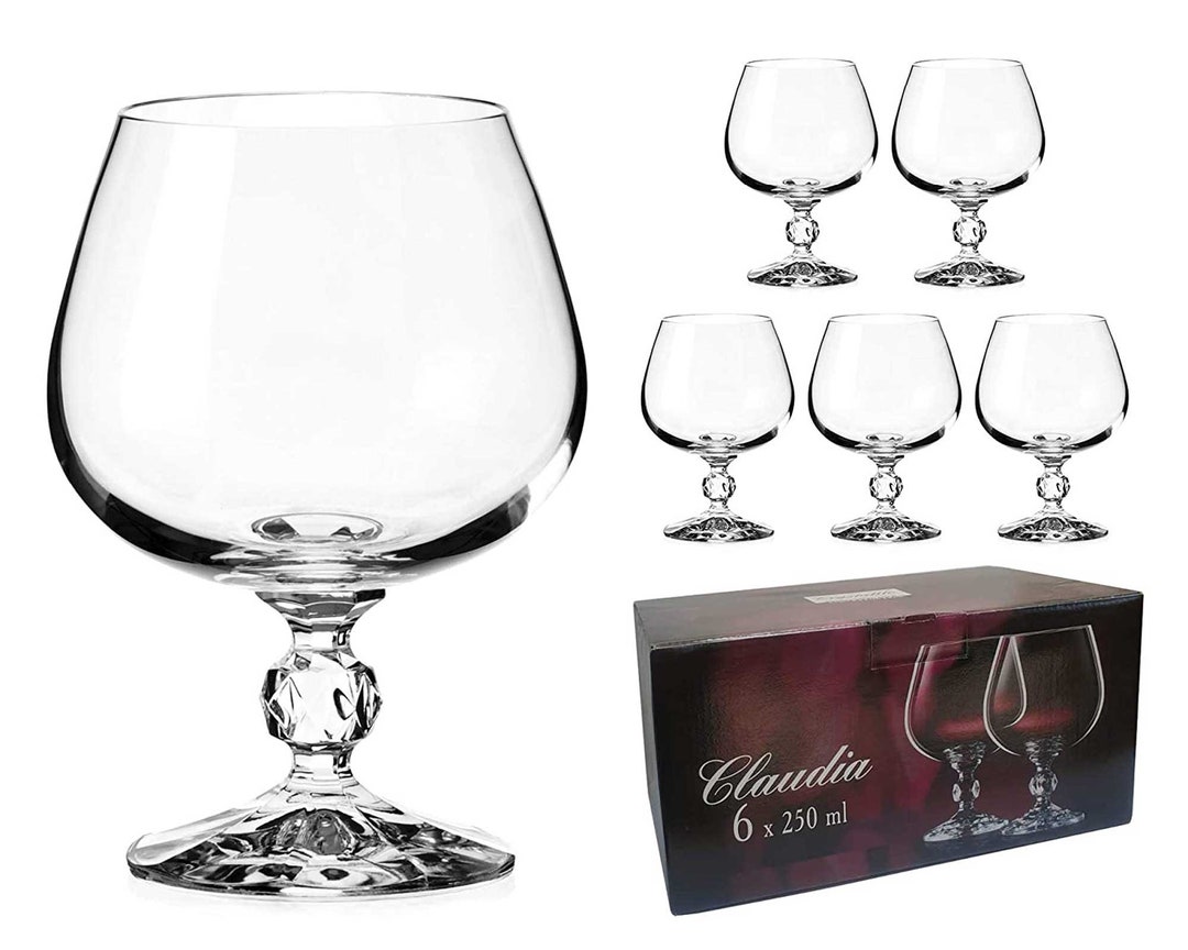 クリスタル ブランデー スニフターまたはコニャック グラス