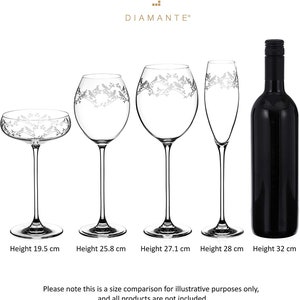 Mikasa Treviso Crystal White Wine Glasses, Set Of 4, 350ml - Lifetime - View #12