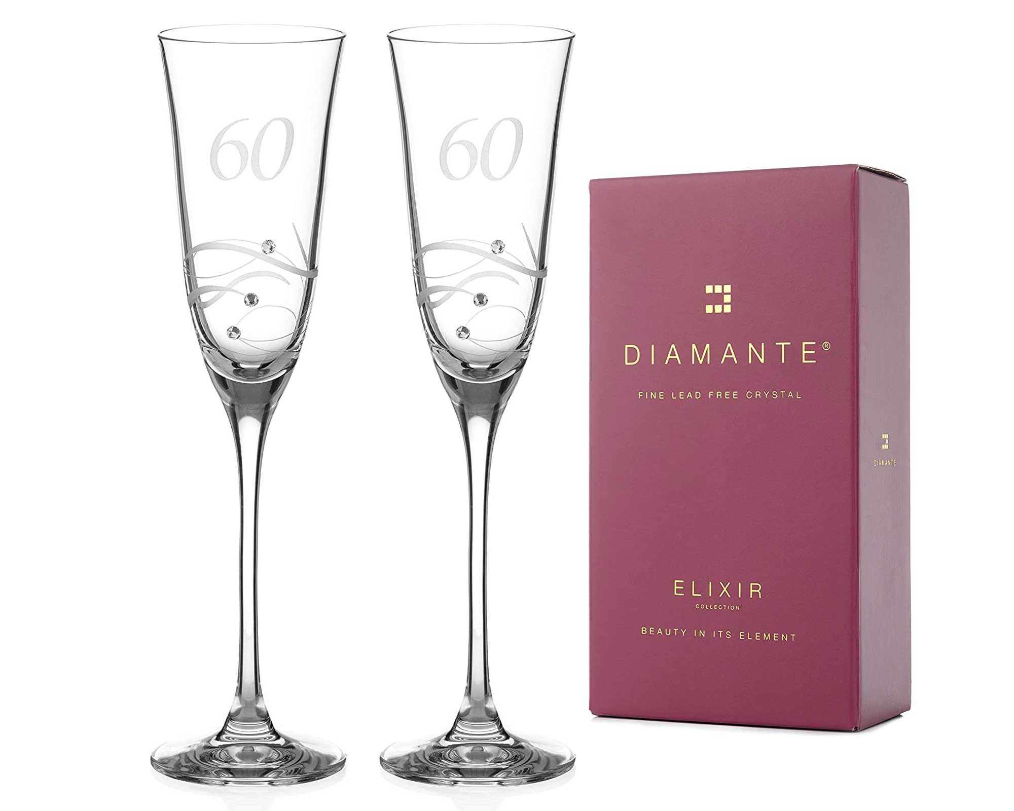 SWAVOKA Champagne Flutes - Crystal Champagne Flutes Glasses Set of 8, 7.1  Ounce Elegant Flutes with …See more SWAVOKA Champagne Flutes - Crystal