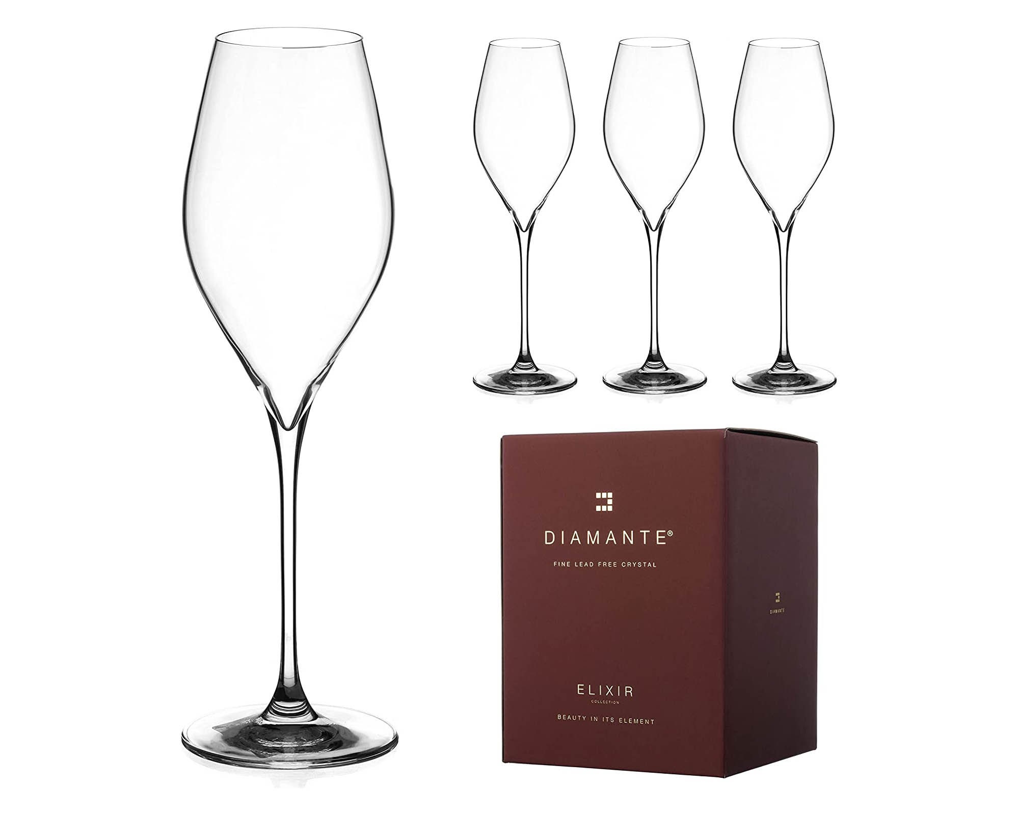 DIAMANTE Soucoupes à Cocktail au Champagne - Collection 'Auris' en DIAMANTE Soucoupes à Cocktail au Champagne - Collection 'Auris' en