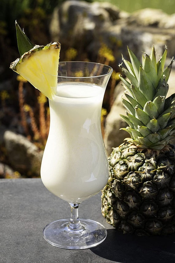 Pina on sale colada glass