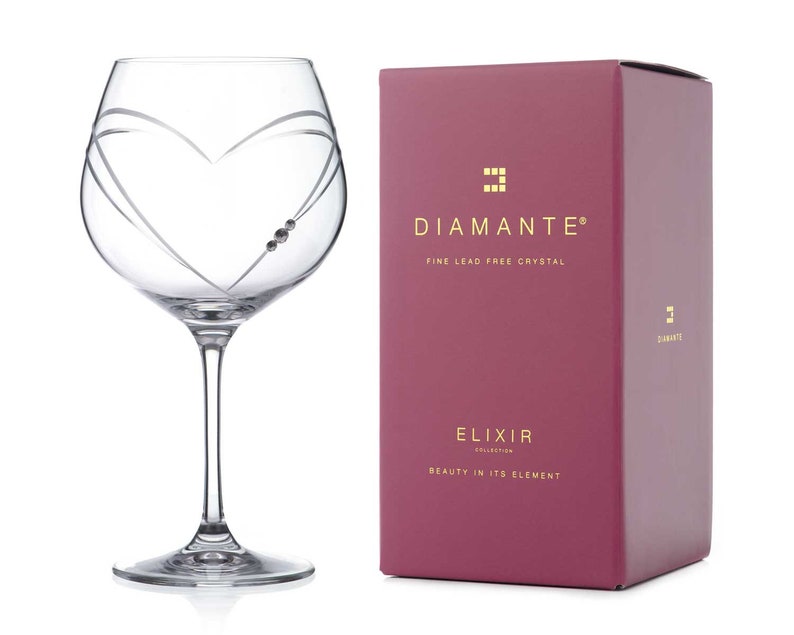 swarovski crystal gin glasses