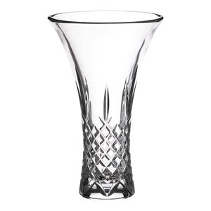 Ausgestellte Vase - 24% Bleikristallvase mit leerem Gravurfeld - Vase vorbereitet für Personalisierung (Personalisierung nicht inbegriffen)