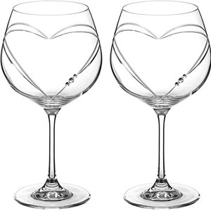 swarovski crystal gin glasses