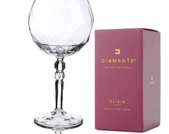 Szklanka do ginu Copa 580 ml – Duża szklanka do ginu w kształcie balonu – Kryształowy kielich do ginu – Można myć w zmywarce – W pudełku prezentowym