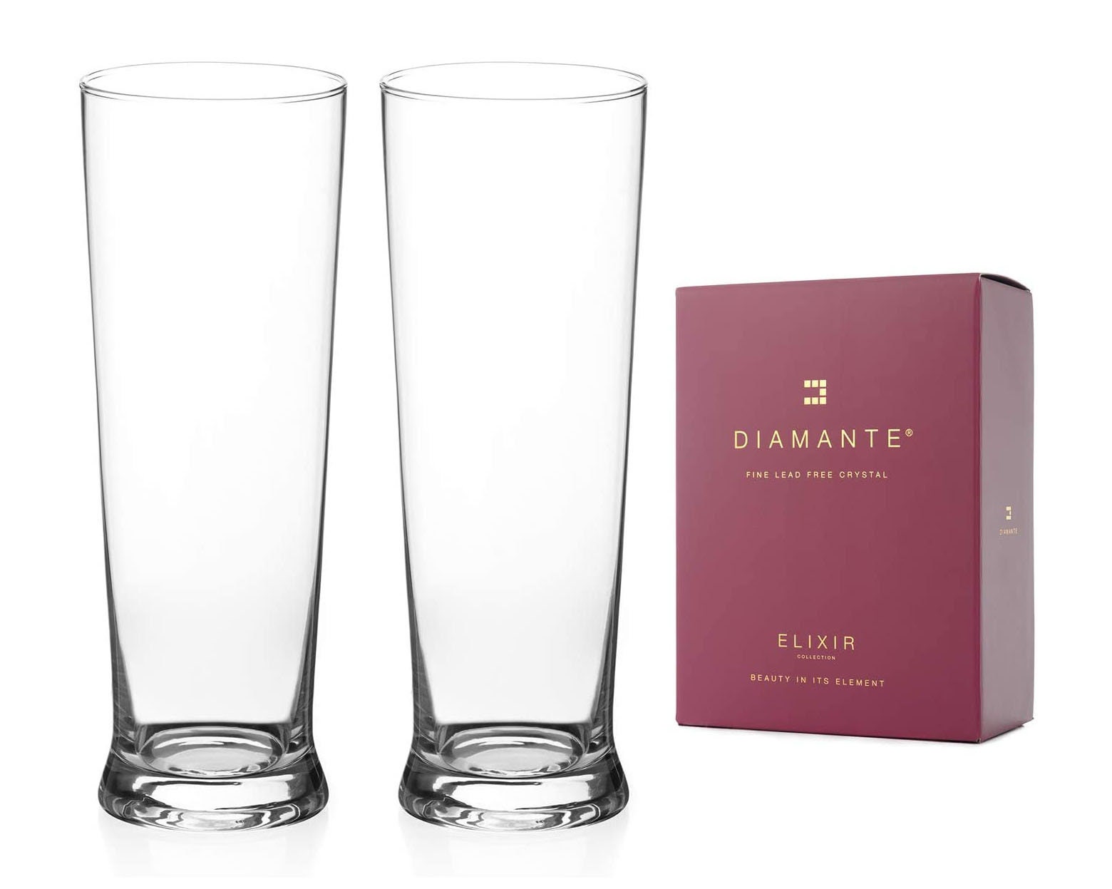 USA Made Nucleated Pilsner Glasses- Etched Beer Glass for Better Head  Retention, Aroma and Flavor - …See more USA Made Nucleated Pilsner Glasses