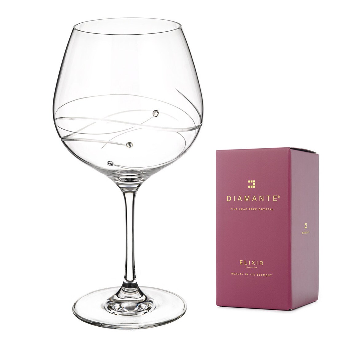 swarovski crystal gin glasses