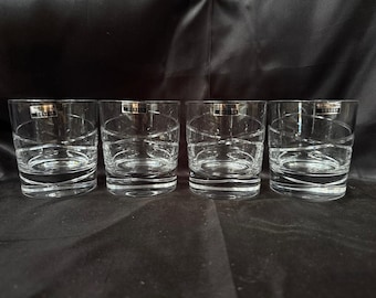 Crystal Tumbler Glasses – Set of 4 | 24% Lead Crystal |  Drinkware for Whisky, Cocktails & Entertaining