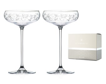 Två arabeska champagnefat