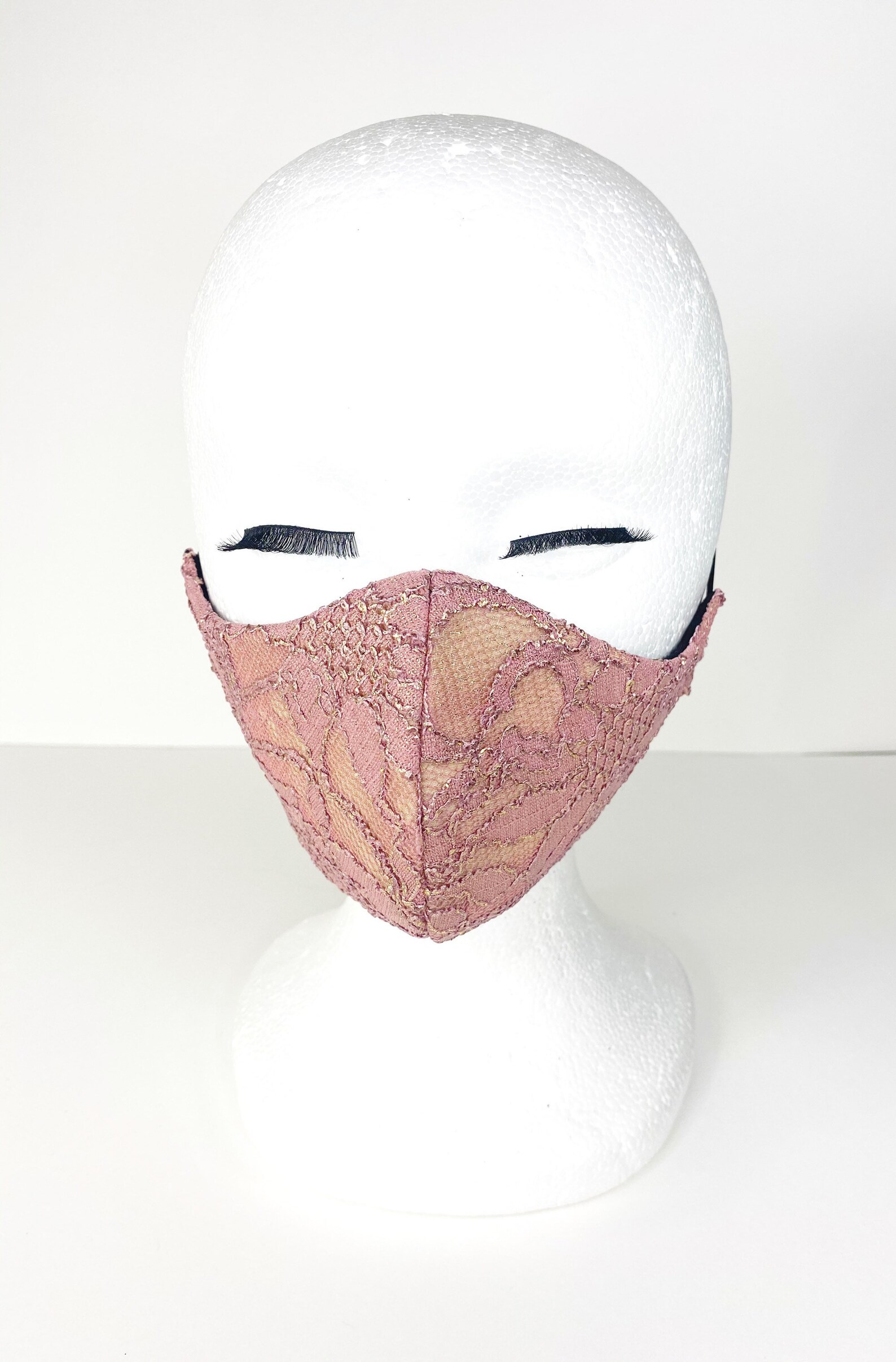 Heart Love Face Mask Valentine Face Mask Women Lace Red Mask With Adjustable Ear Loops Etsy