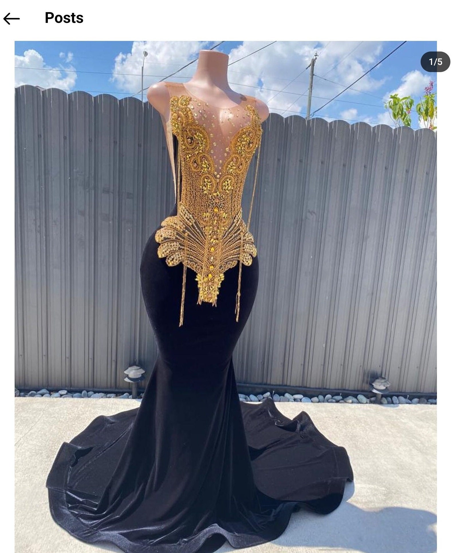 Black and gold special occasion dresses hotsell