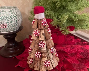 小さなワインコルクのクリスマスツリー - Etsy 日本