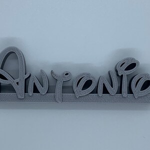 Disney Style Name Plate - Etsy